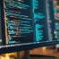 Hacker preventative code on a computer screen